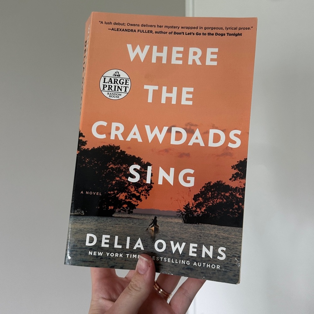 Where the Crawdads Sing Paperback Book Large Print